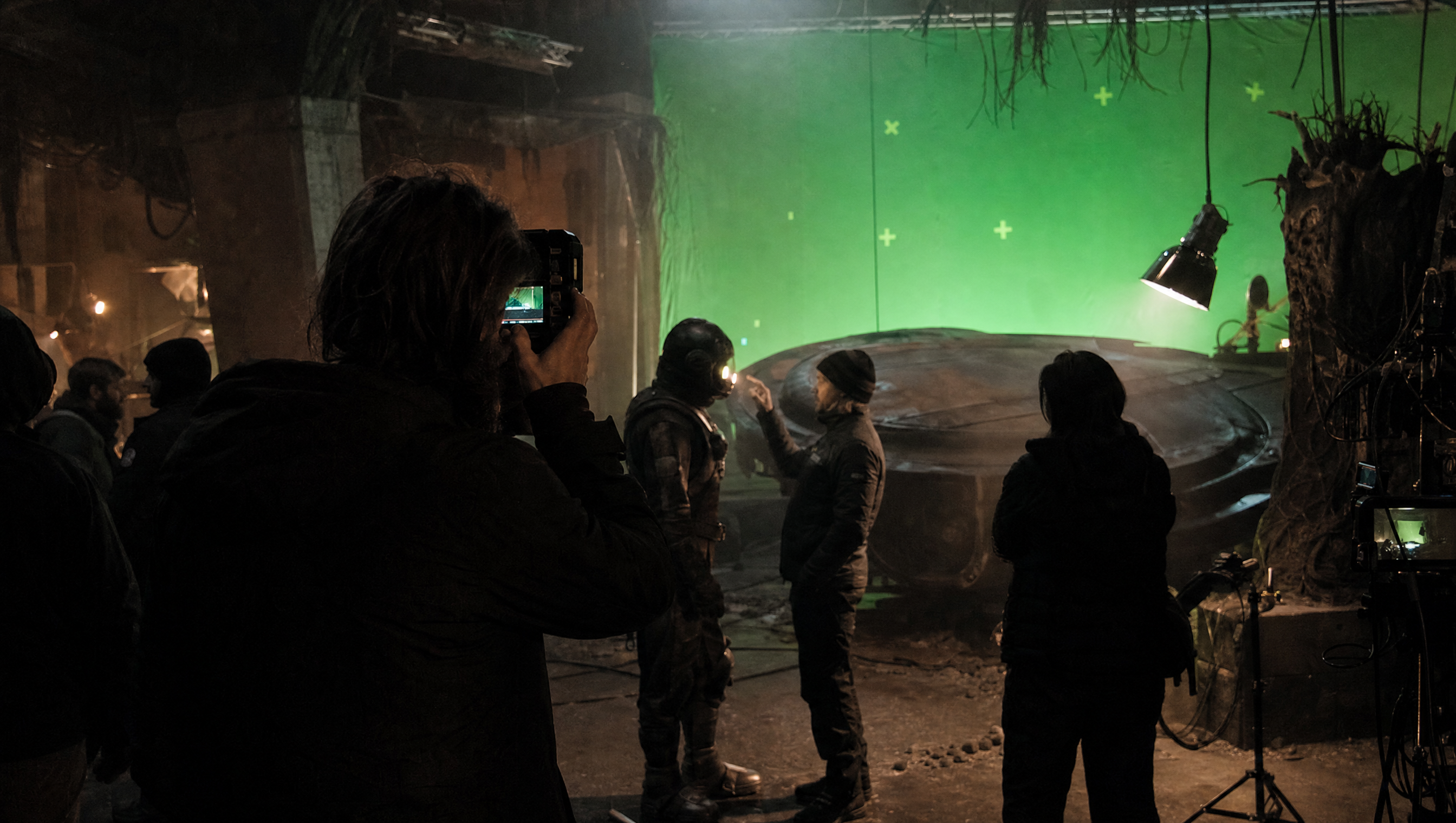Behind the scenes
